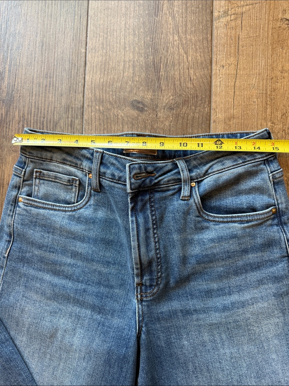 Kut from the Kloth Blue Wide Leg Flare Jeans - Picture 3 of 7